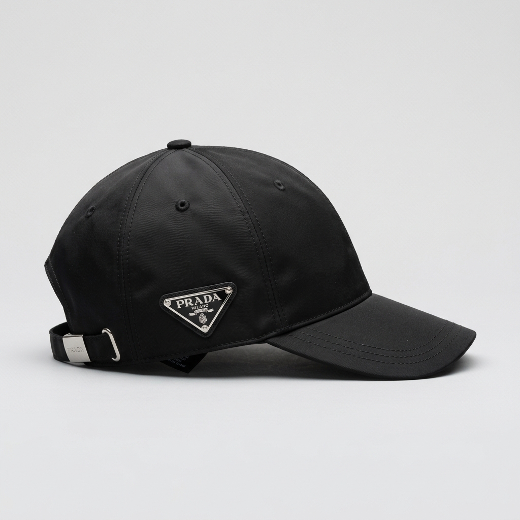 Boné Prada Nylon Triangle