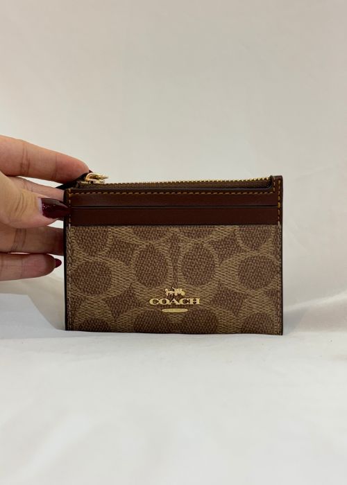 Porta Cartão Coach Mini Skinny  ( Original)