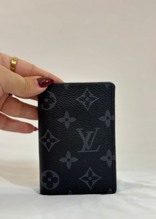 Porta Cartão Lv Monogram Grafite ( Linha  Premium)