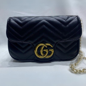 Bolsa Gucci Marmont Mini Preta ( Linha Premium)
